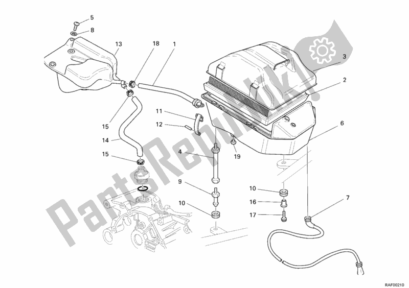 Tutte le parti per il Presa del Ducati Monster S2R 800 2005